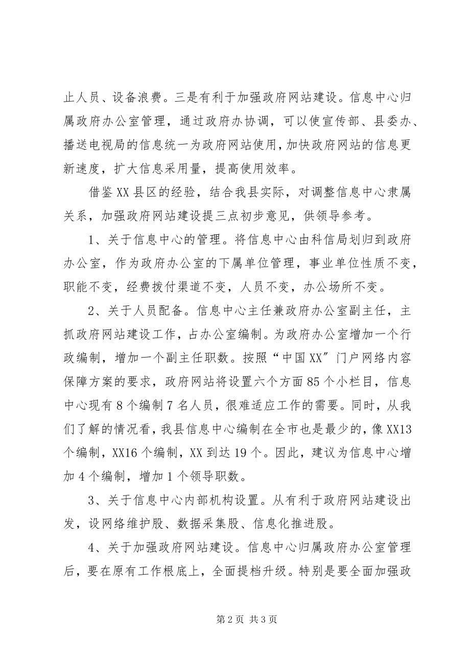 2023年加强政府网站建设的初步意见.docx_第2页