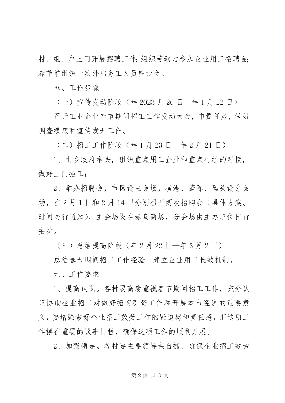 2023年工业企业招工工作实施方案.docx_第2页