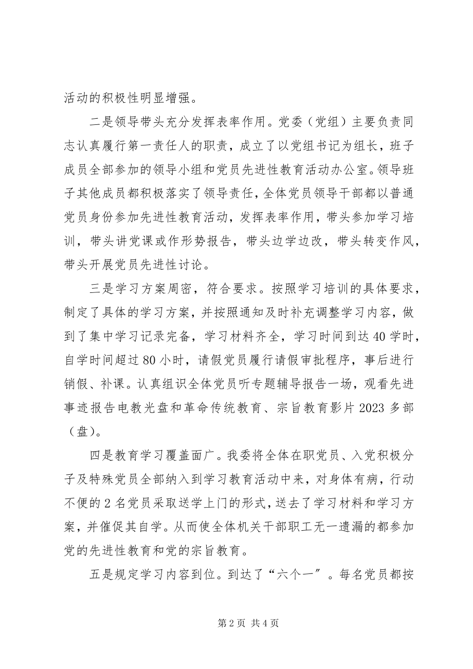 2023年保持党员先进性方案开展总结新编.docx_第2页