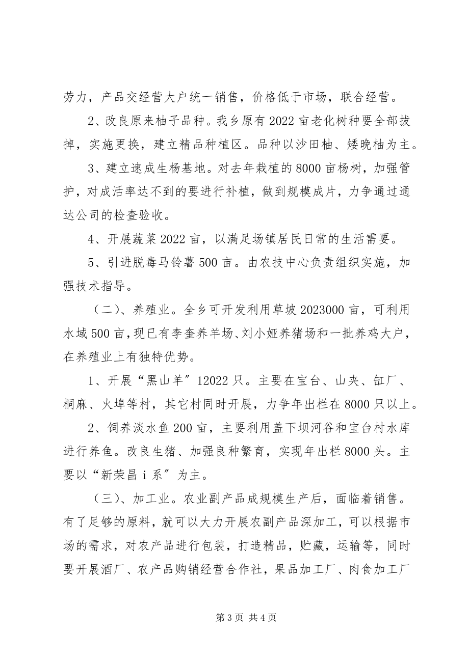 2023年人民政府农业产业化工作计划.docx_第3页