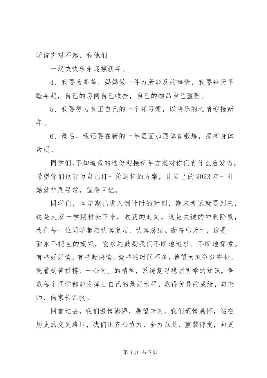 2023年迎新年国旗下致辞稿.docx_第3页