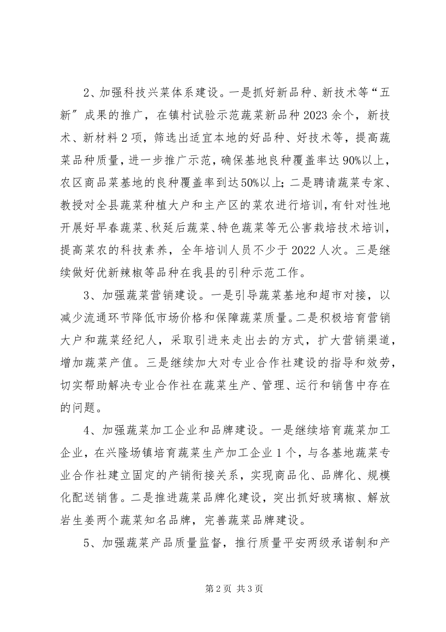 2023年蔬菜办的年度工作计划.docx_第2页