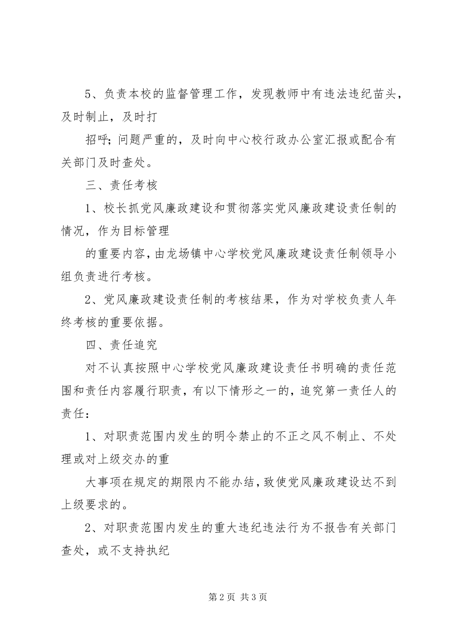 2023年XX县区职校党风廉政建设责任书新编.docx_第2页