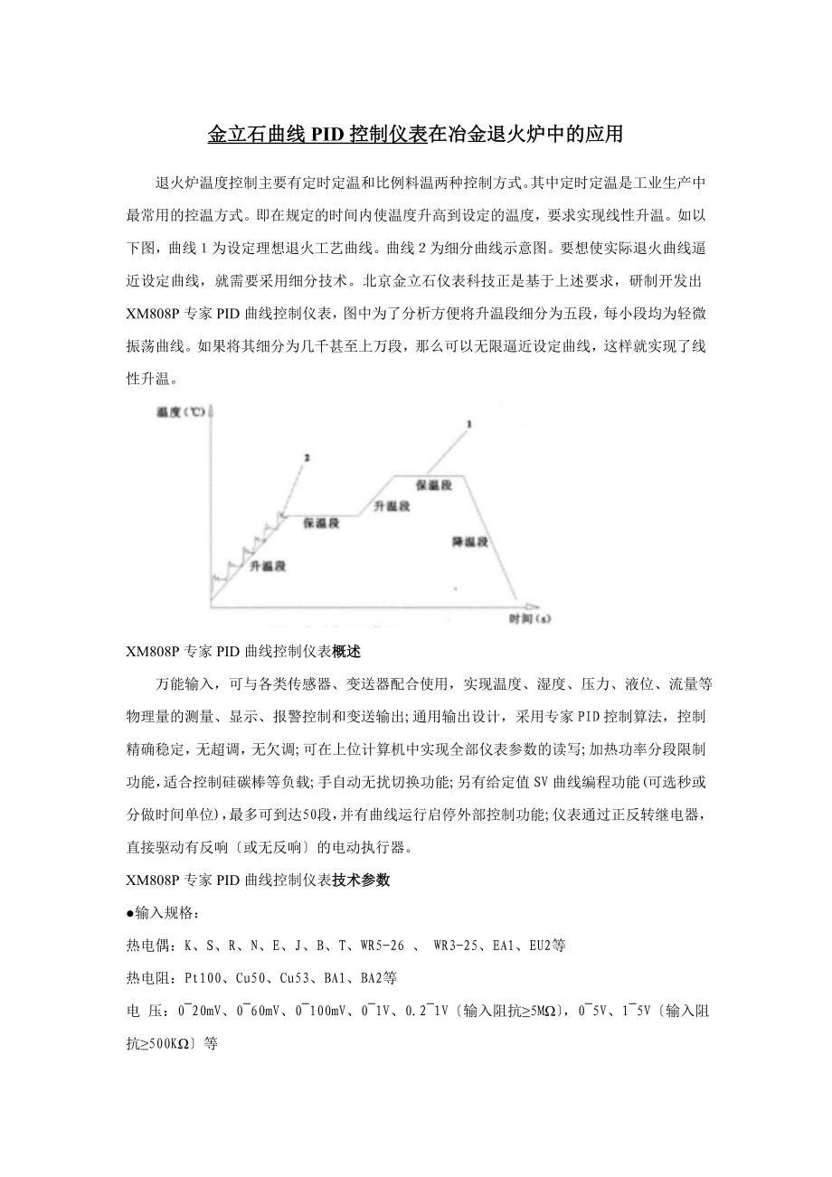 2023年曲线PID控制仪表在冶金退火炉中的应用.doc_第1页