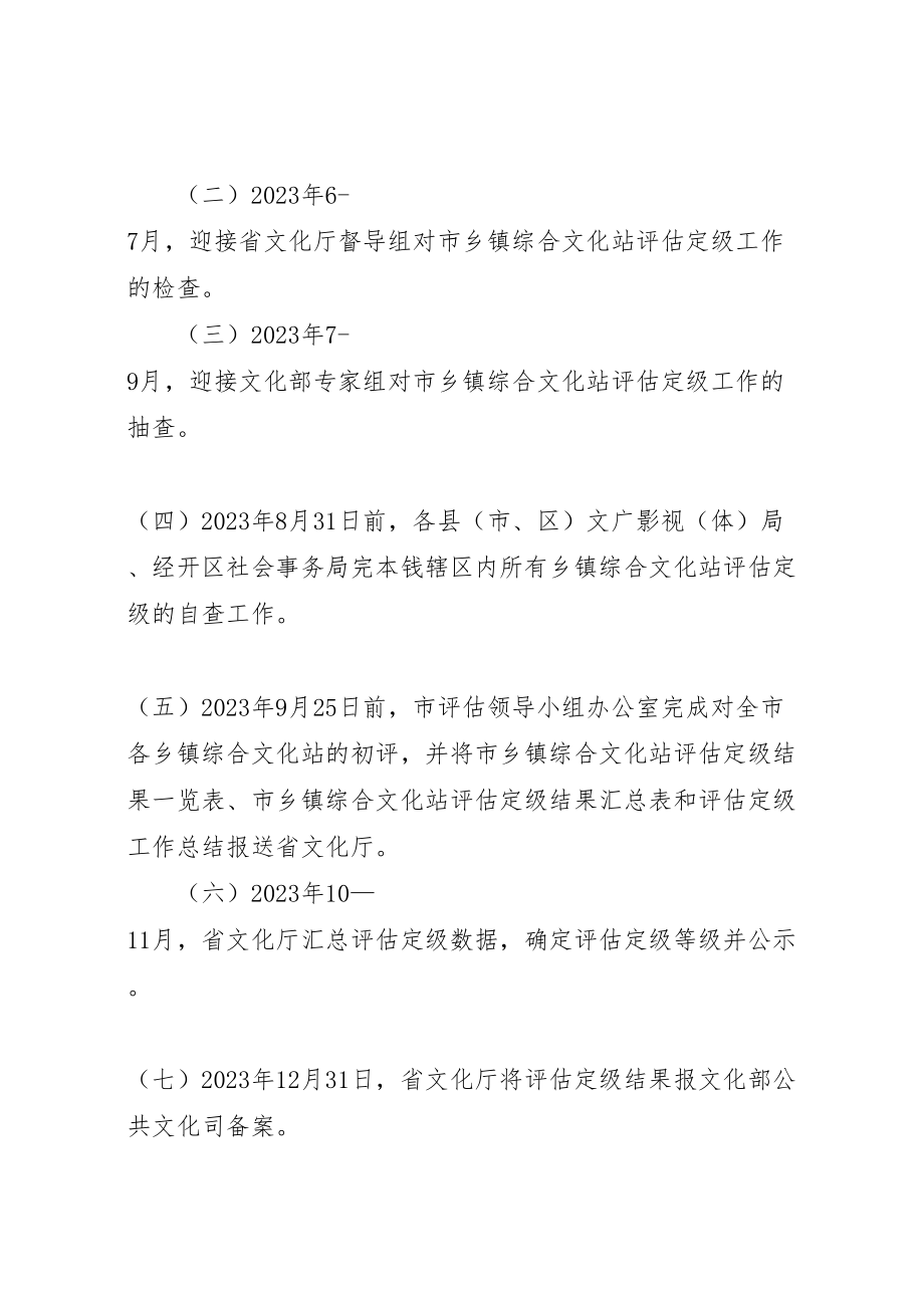 2023年乡镇文化站评估定级活动方案.doc_第3页