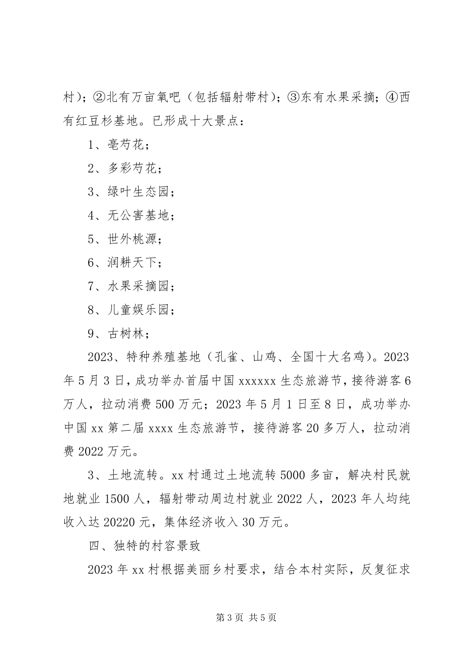 2023年美丽休闲乡村申报材料.docx_第3页