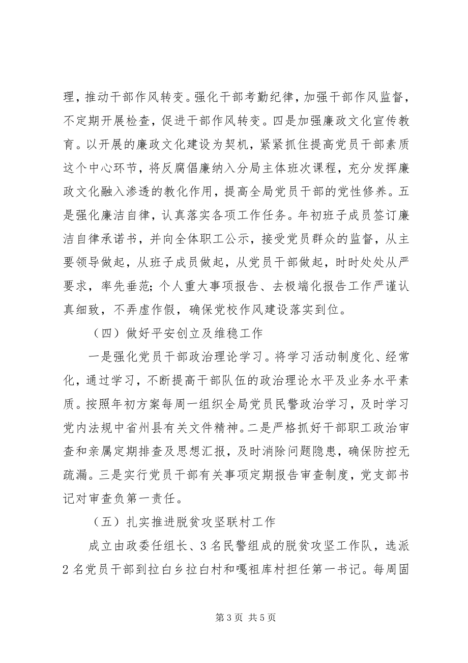 2023年公安分局半年党建总结及下半年计划.docx_第3页