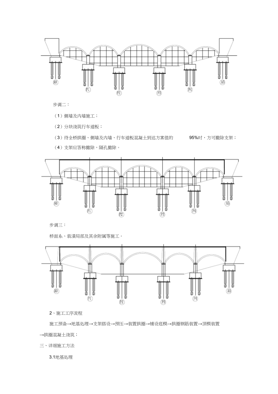 2023年小跨径上承式连拱桥现浇混凝土拱圈施工技术.docx_第3页