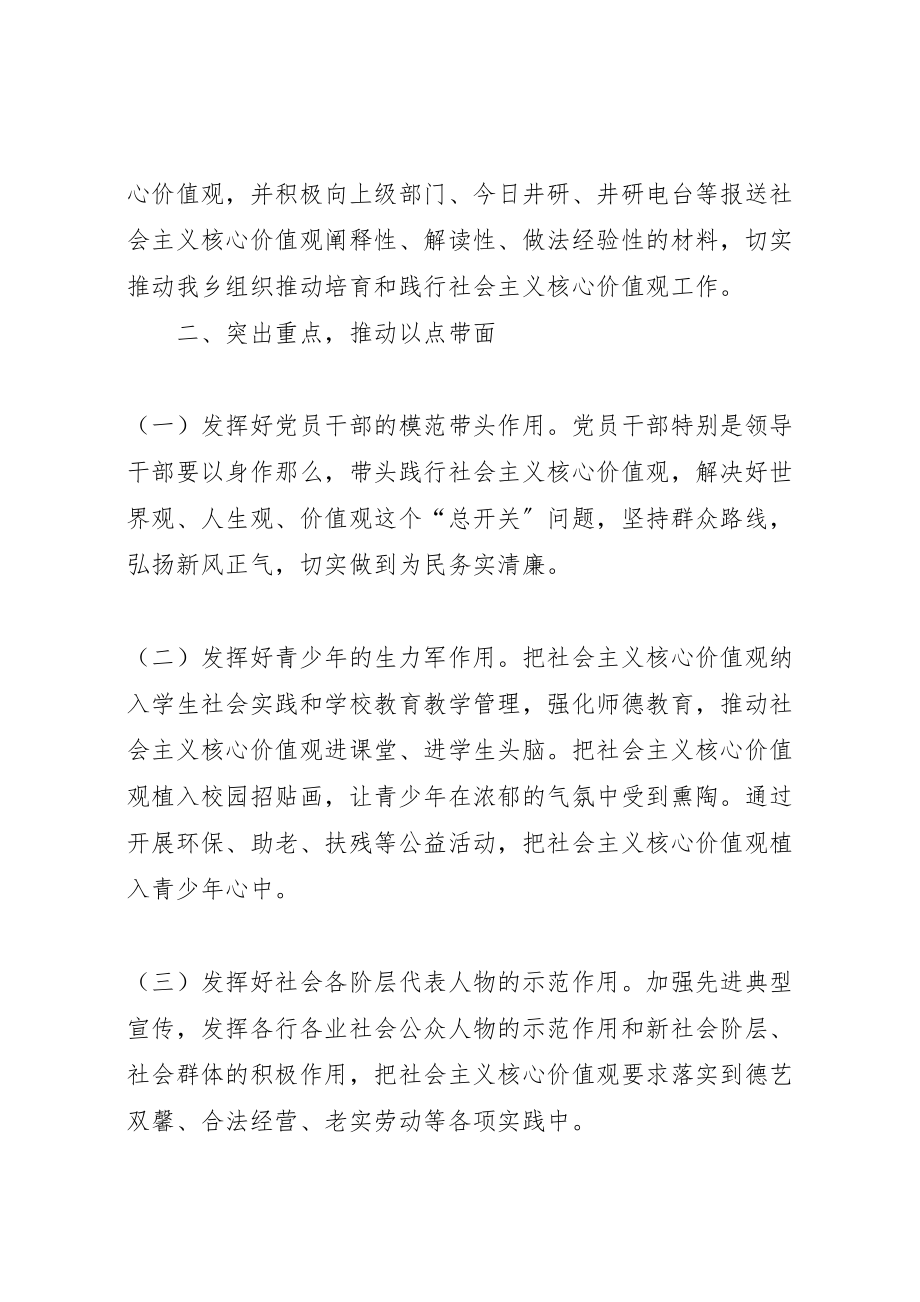 2023年乡镇践行社会主义核心价值观工作实施方案.doc_第2页