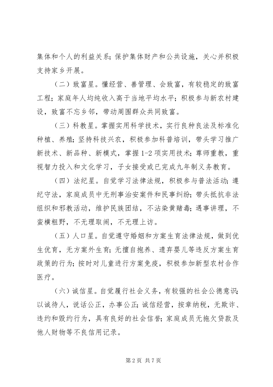 2023年十星级文明户创建活动实施方案.docx_第2页