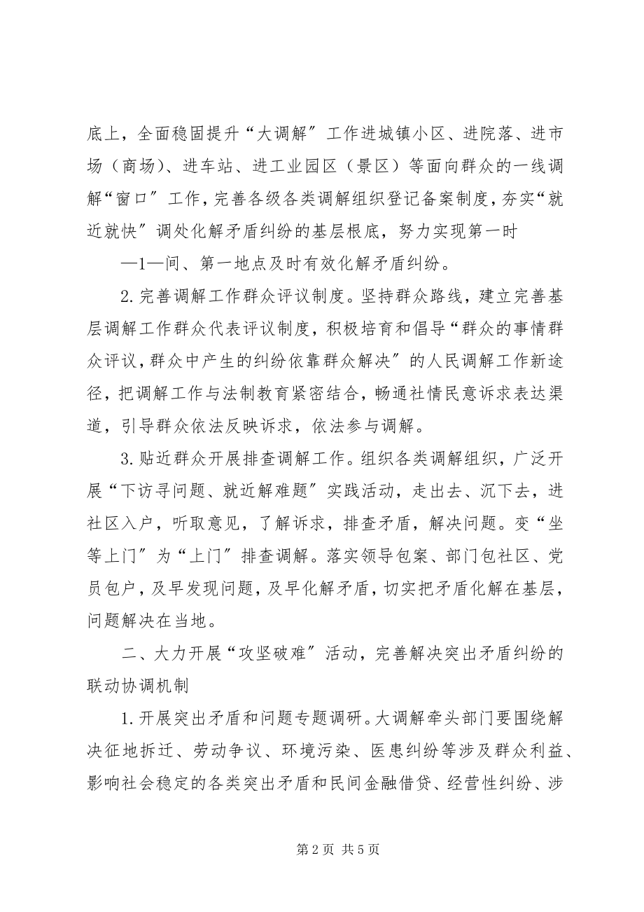 2023年XX街道上半年大调解工作总结新编.docx_第2页