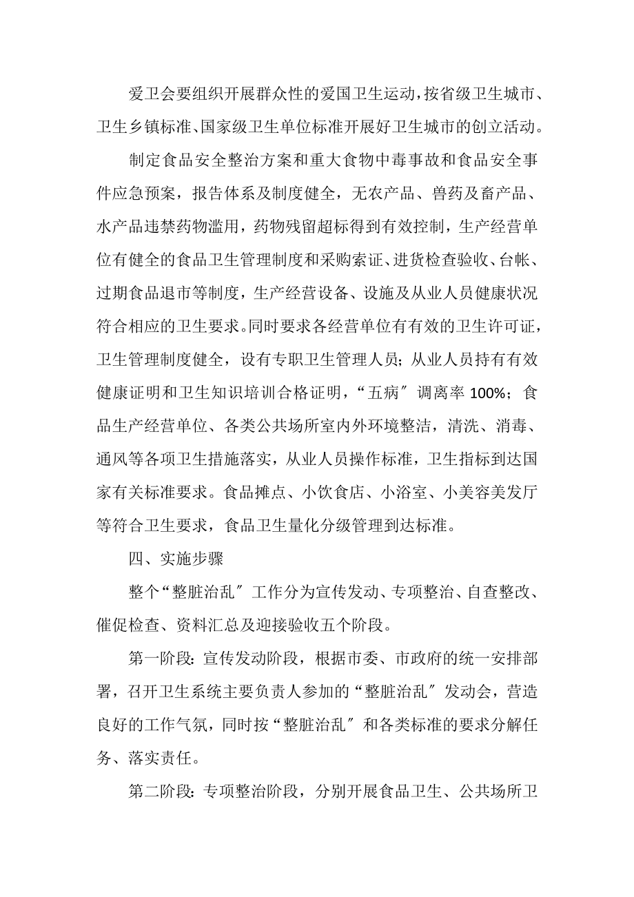 2023年卫生部门整脏治乱落实方案.doc_第2页