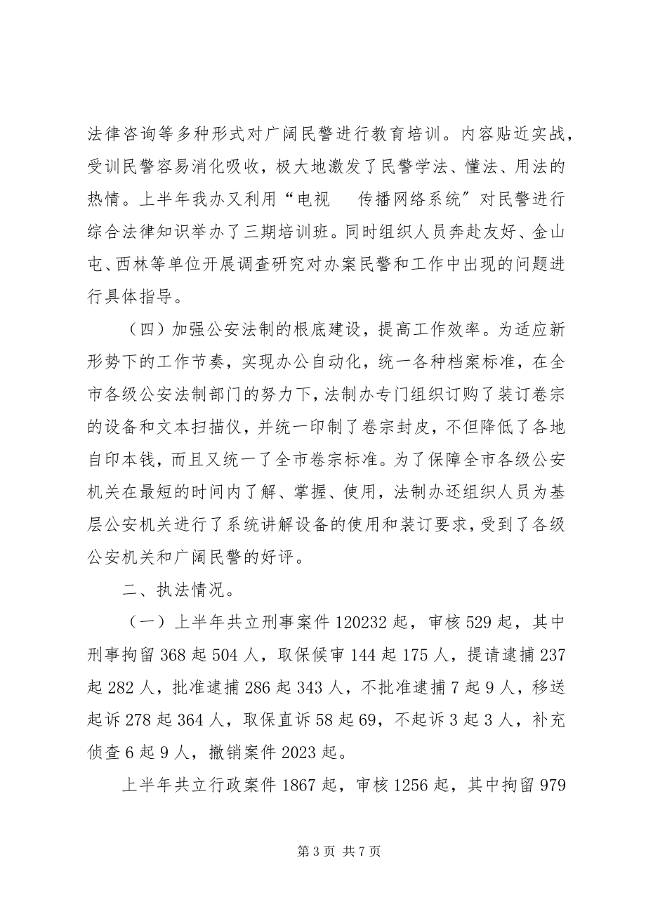 2023年公安法制办工作总结.docx_第3页