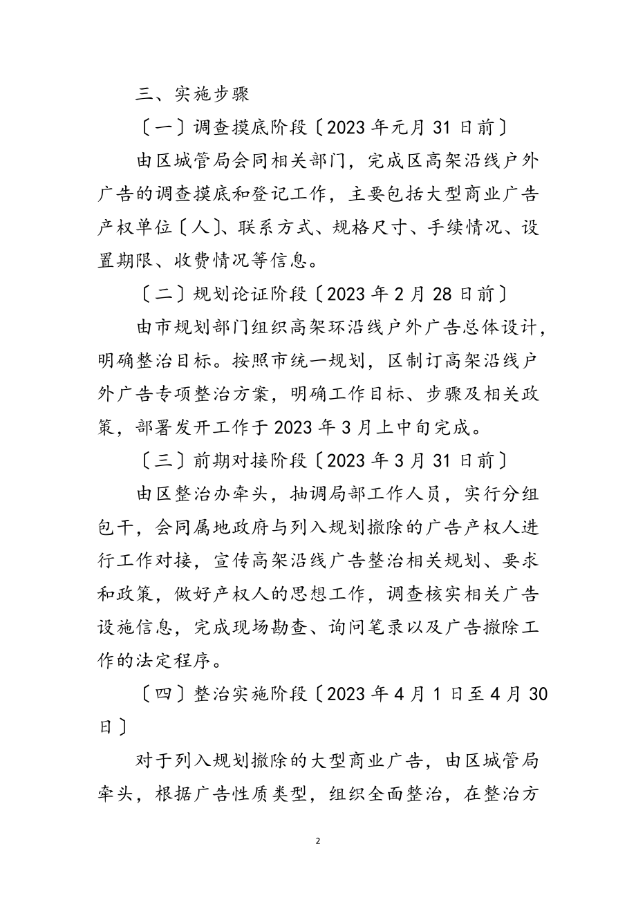 2023年户外广告专项整治方案2篇范文.doc_第2页