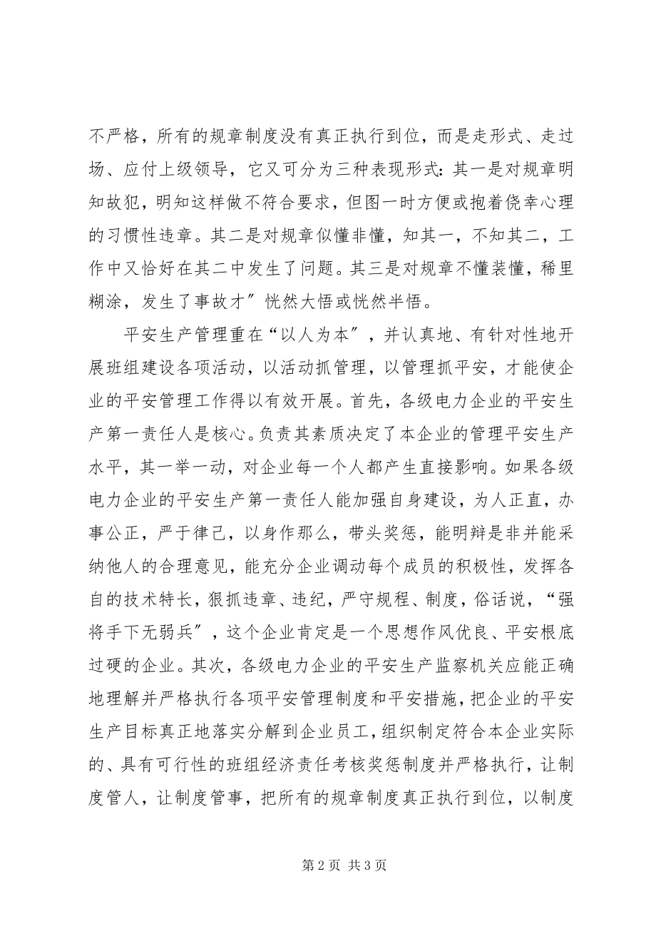 2023年怎样才能使电力安全生产警钟长鸣.docx_第2页