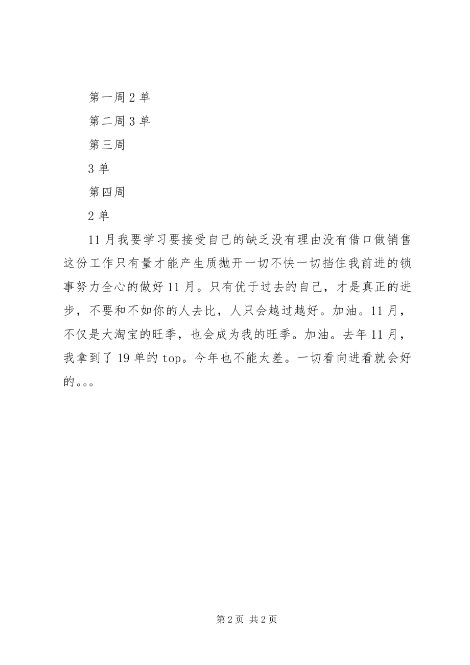 2023年月计划和月总结新编.docx_第2页