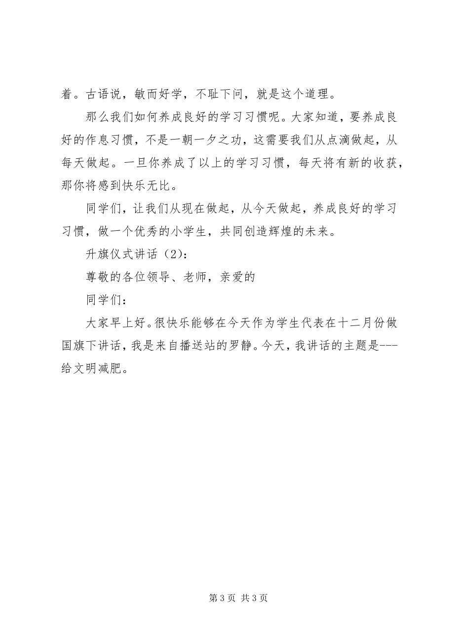 2023年升旗仪式致辞2篇.docx_第3页