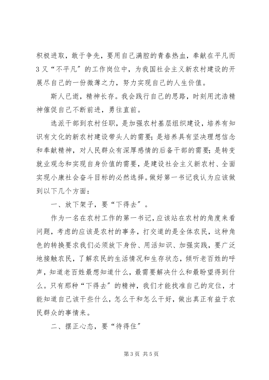 2023年学习第一书记心得体会.docx_第3页