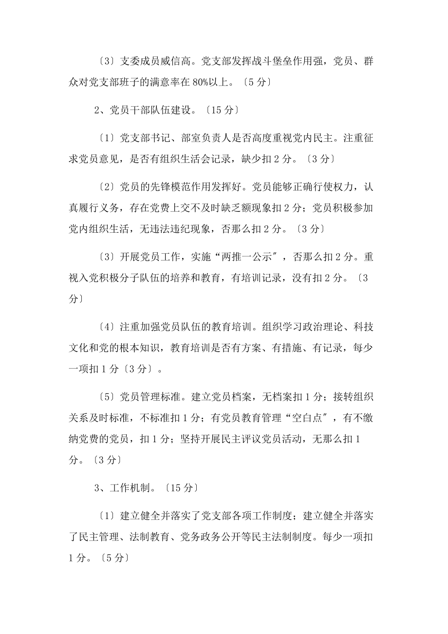 2023年党支部述职评议考核办法.docx_第2页