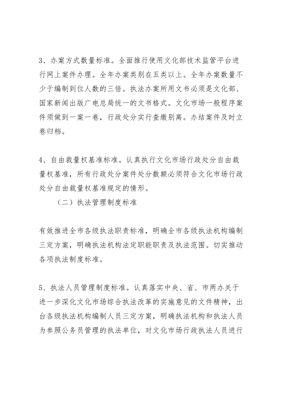 2023年文化执法规范化单位创建活动方案新编.doc_第3页