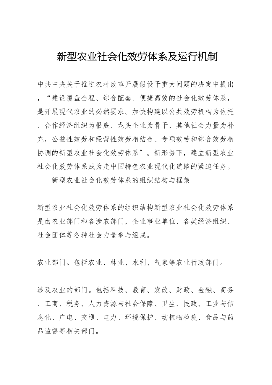 2023年新型农业社会化服务体系及运行机制.doc_第1页