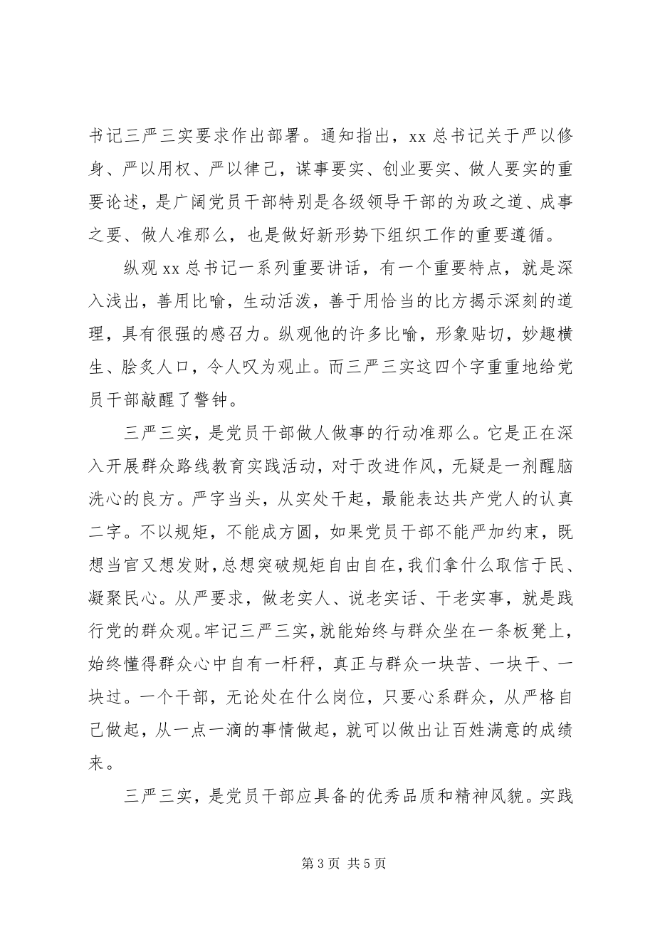 2023年基层干部“三严三实”学习心得体会.docx_第3页