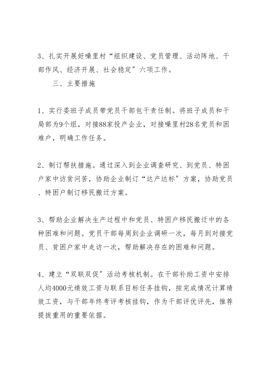 2023年工信委双联双促实施方案.doc_第2页