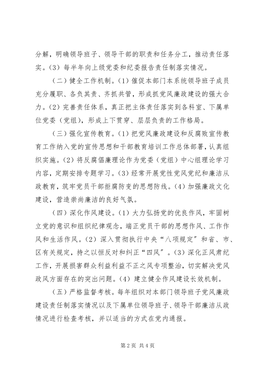 2023年党风廉政建设主体责任目标管理责任书.docx_第2页