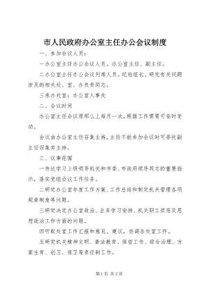 2023年市人民政府办公室主任办公会议制度.docx