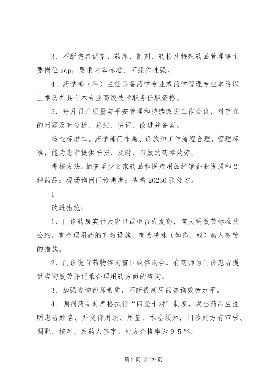 2023年十药事管理质量安全和持续改进方案.docx_第2页