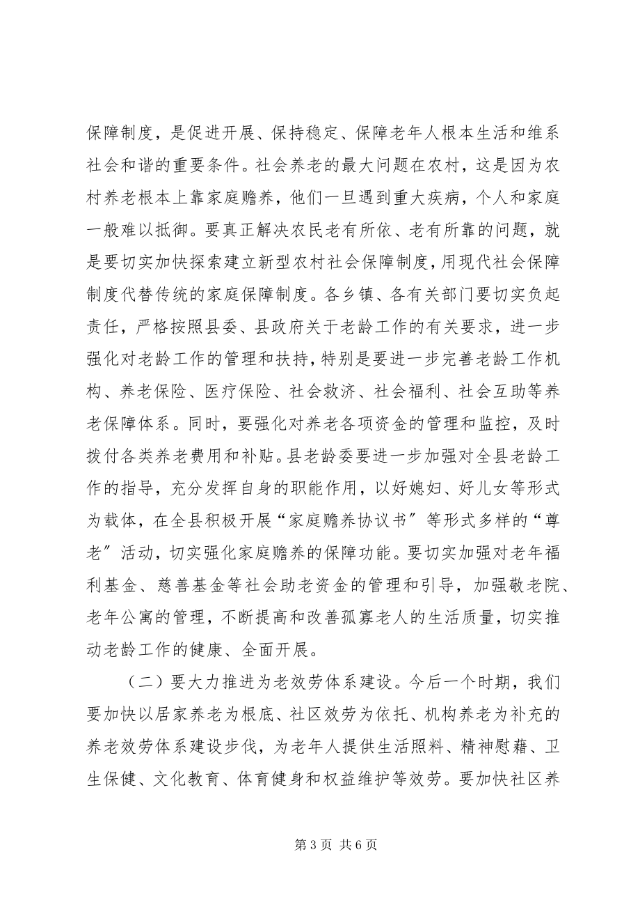 2023年副县长老龄工作会议致辞.docx_第3页