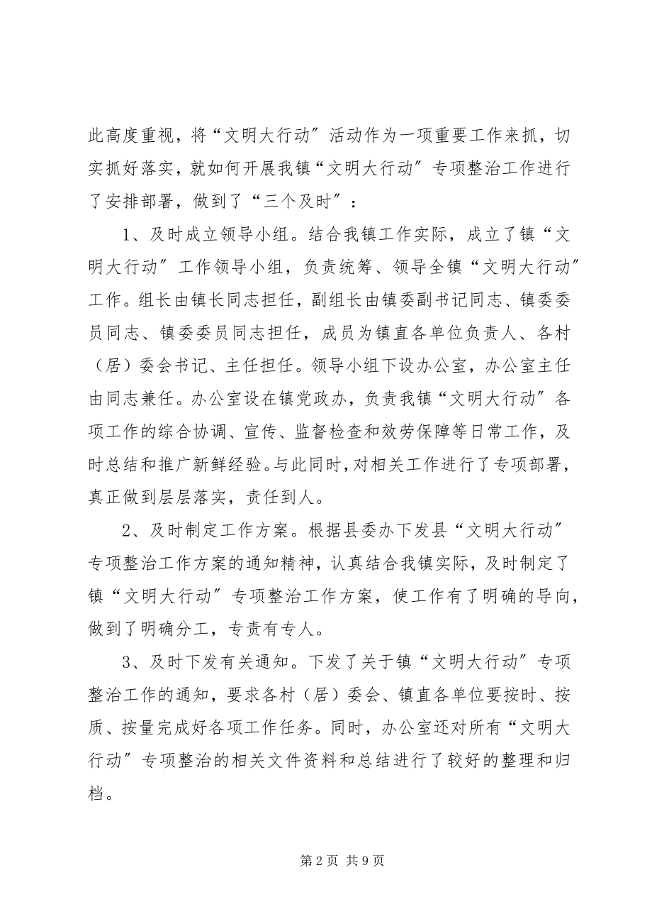 2023年乡镇文明大行动工作总结.docx_第2页