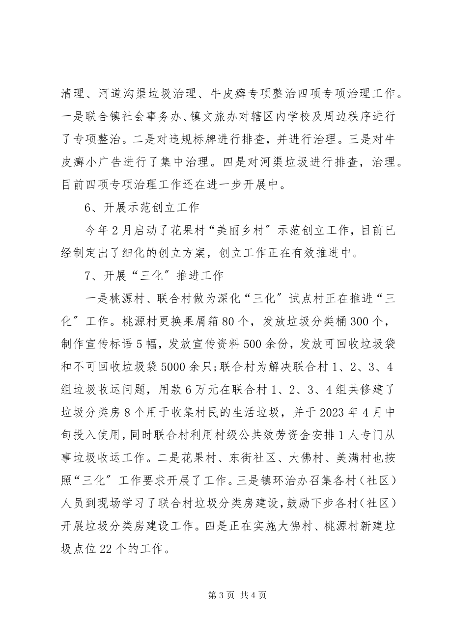 2023年乡镇环治办半年工作总结.docx_第3页