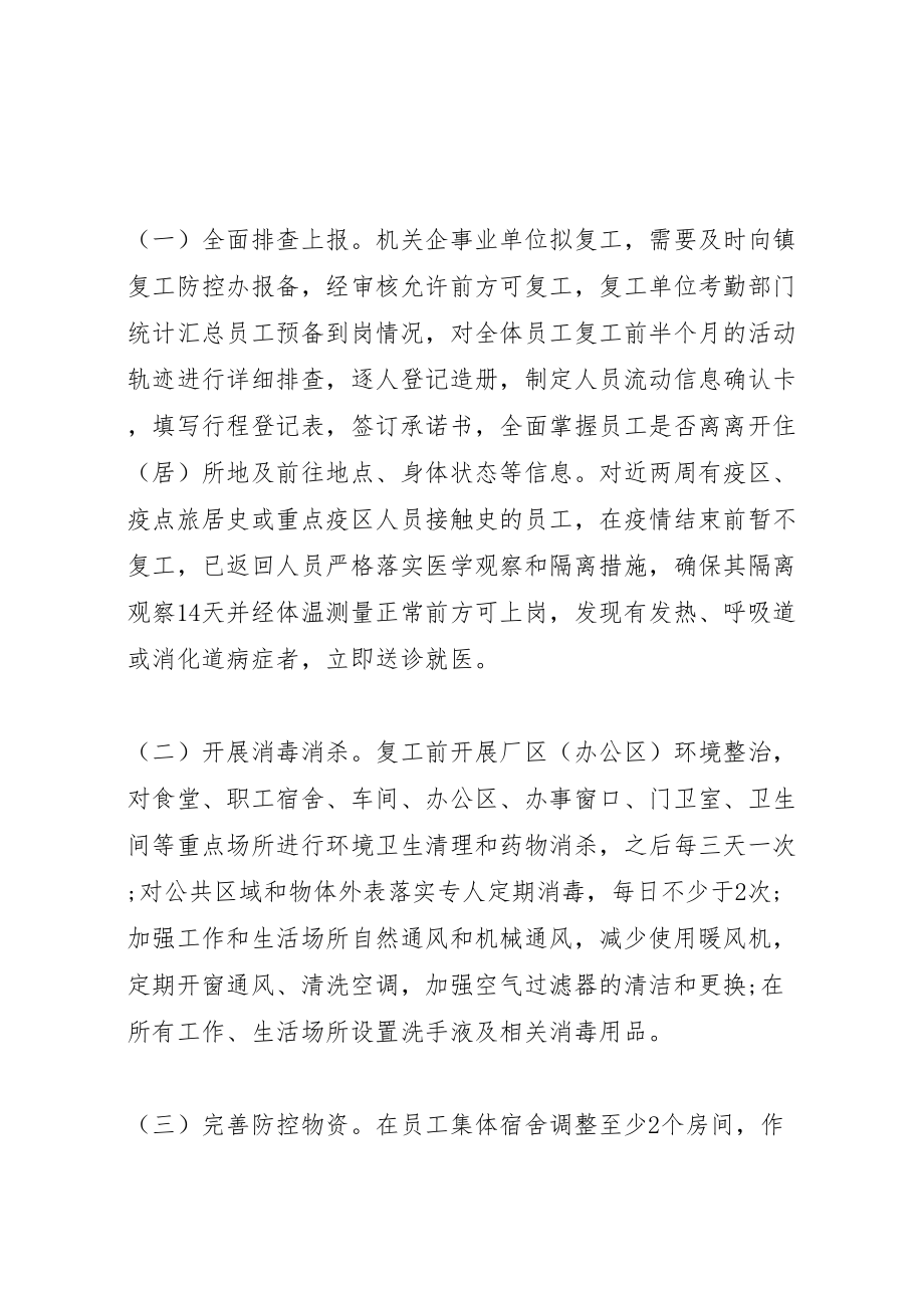 2023年机关企事业单位疫情防控实施方案.doc_第3页