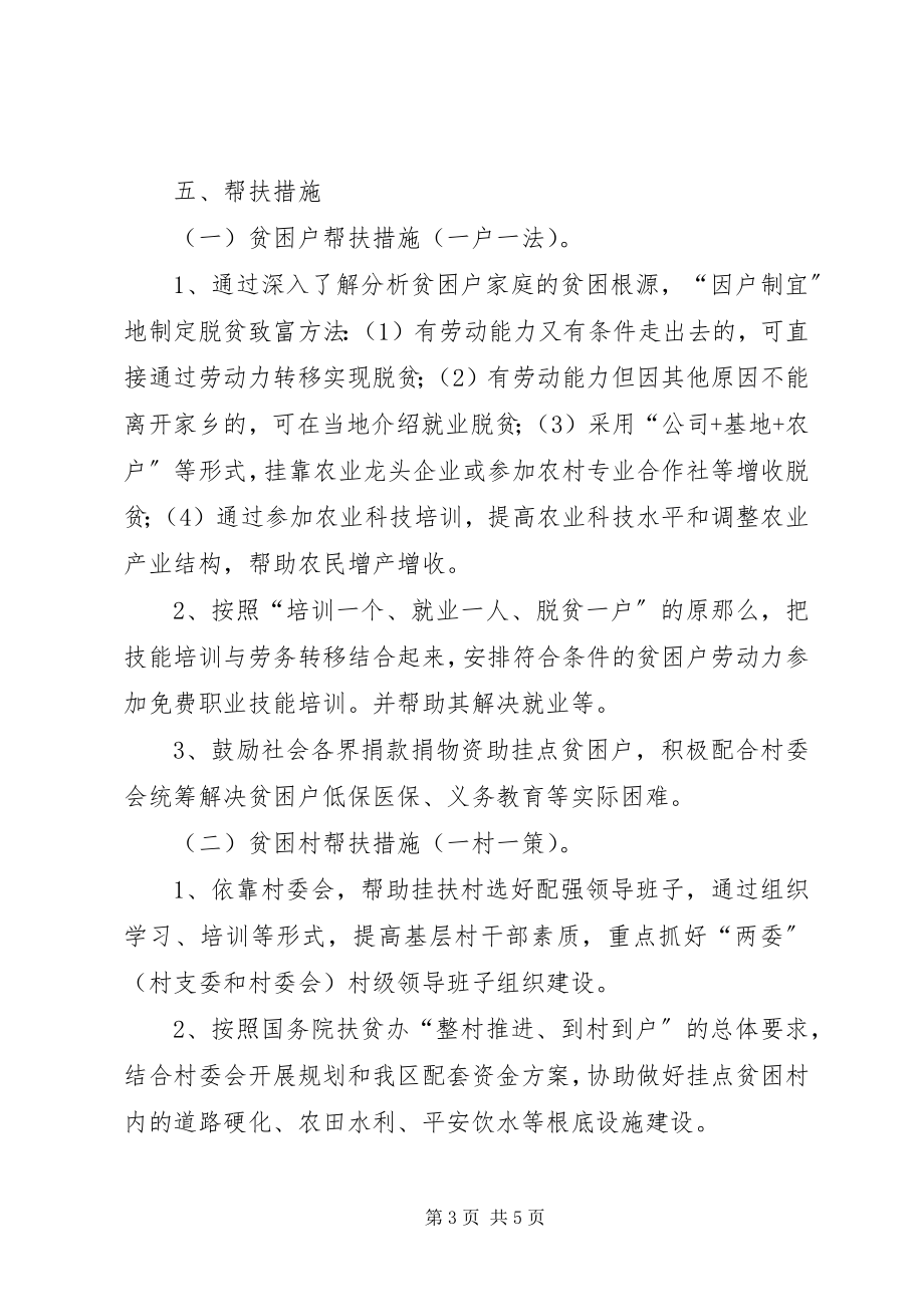 2023年发展和改革局帮扶村扶贫开发规划方案.docx_第3页