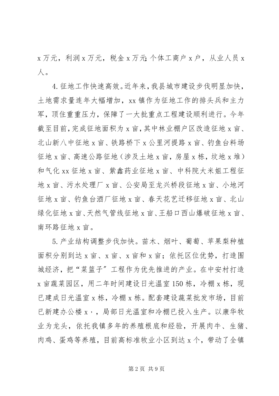 2023年镇年工作总结和年工作计划.docx_第2页