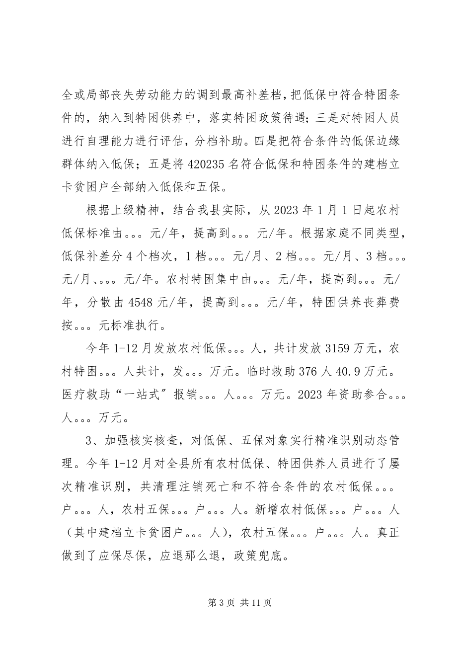 2023年县民政局工作总结及工作谋划.docx_第3页