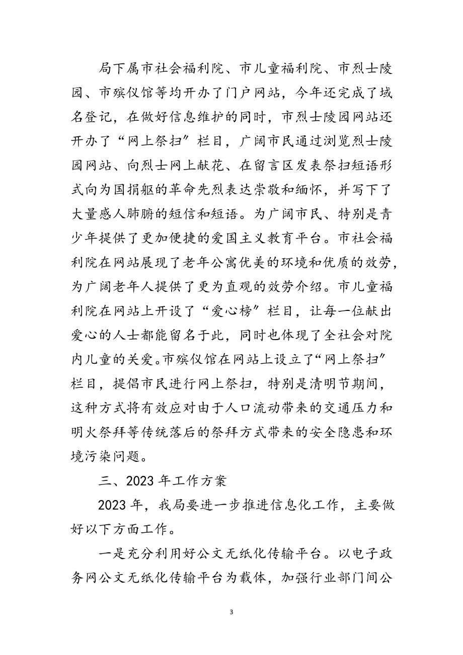 2023年年民政局信息化工作总结范文.doc_第3页