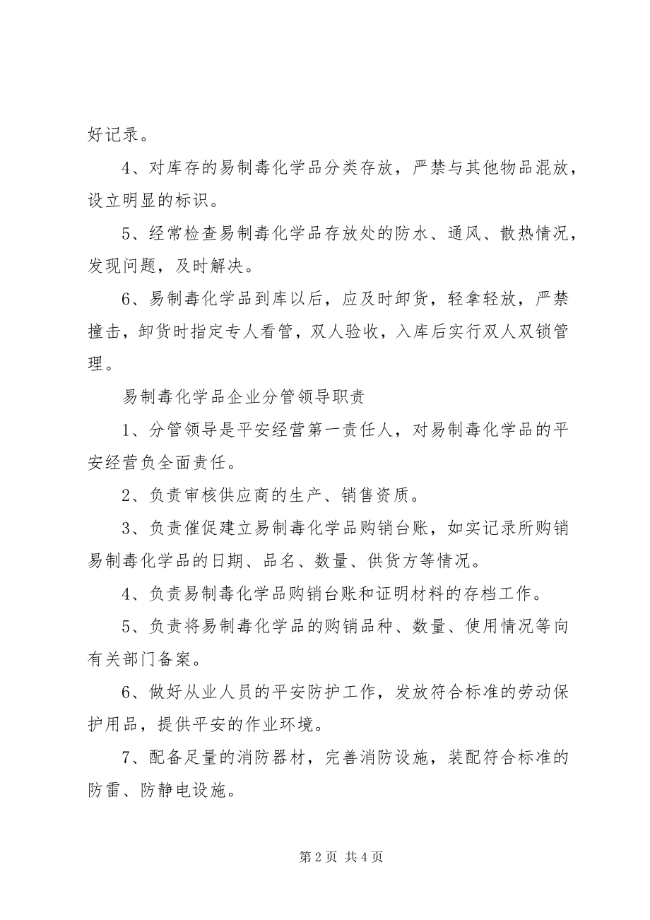 2023年易制毒化学品仓储人员职责.docx_第2页