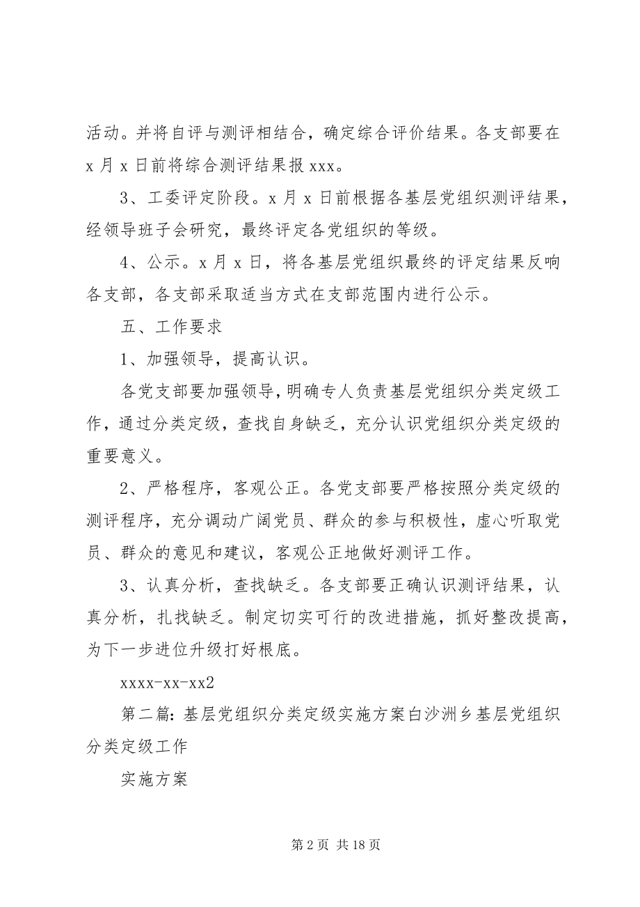 2023年基层党组织分类定级实施方案.docx_第2页