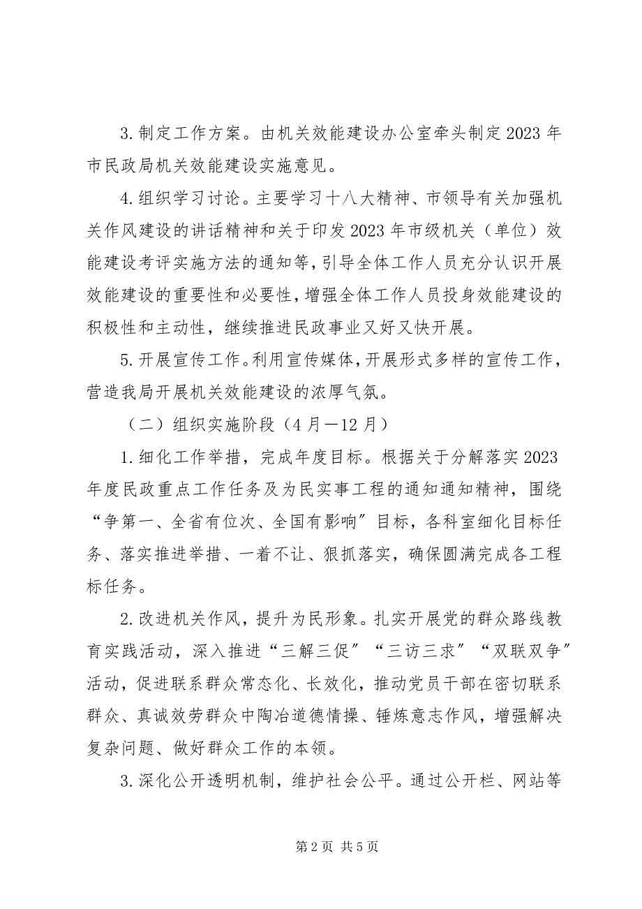 2023年民政局机关效能建设实施意见.docx_第2页