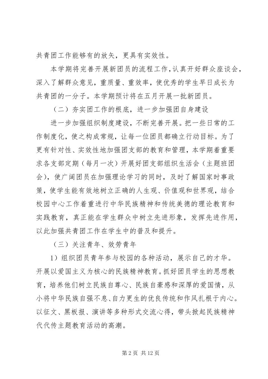 2023年学校团委个人工作计划大全.docx_第2页