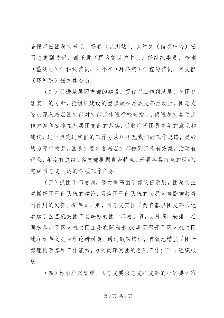 2023年环保局团总支的终工作总结.docx_第3页