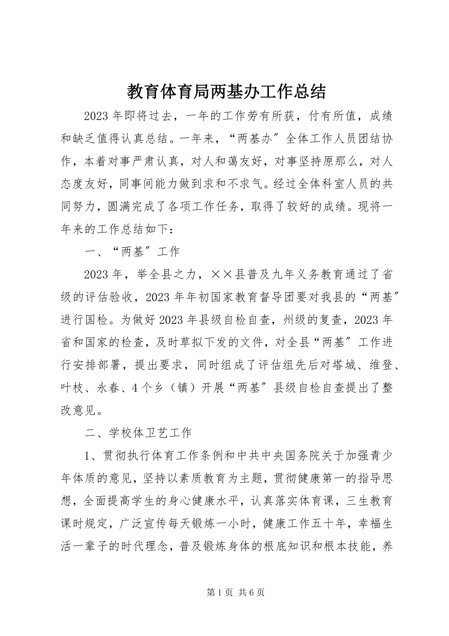 2023年教育局两基办工作总结.docx_第1页