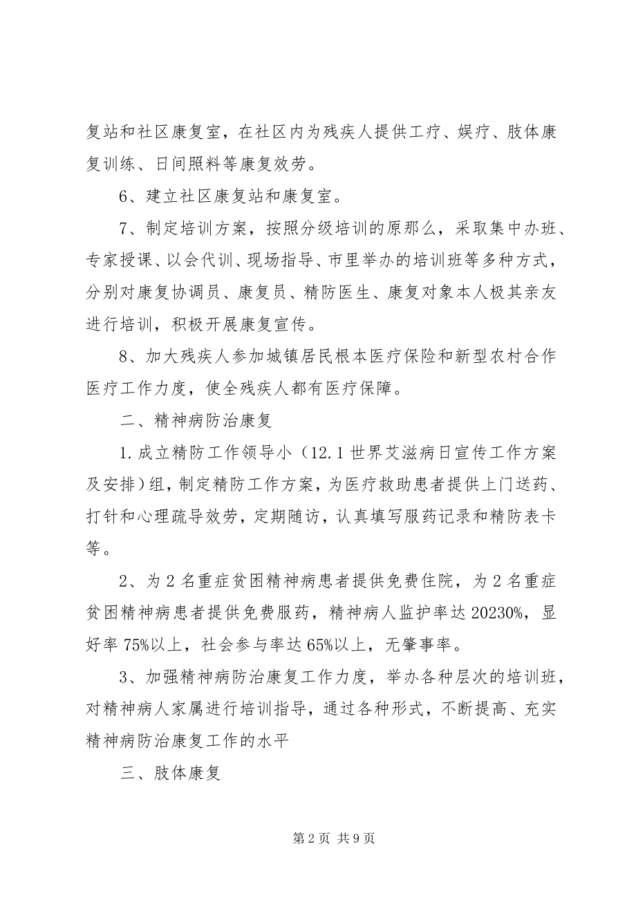 2023年残疾人康复工作计划及打算新编.docx_第2页