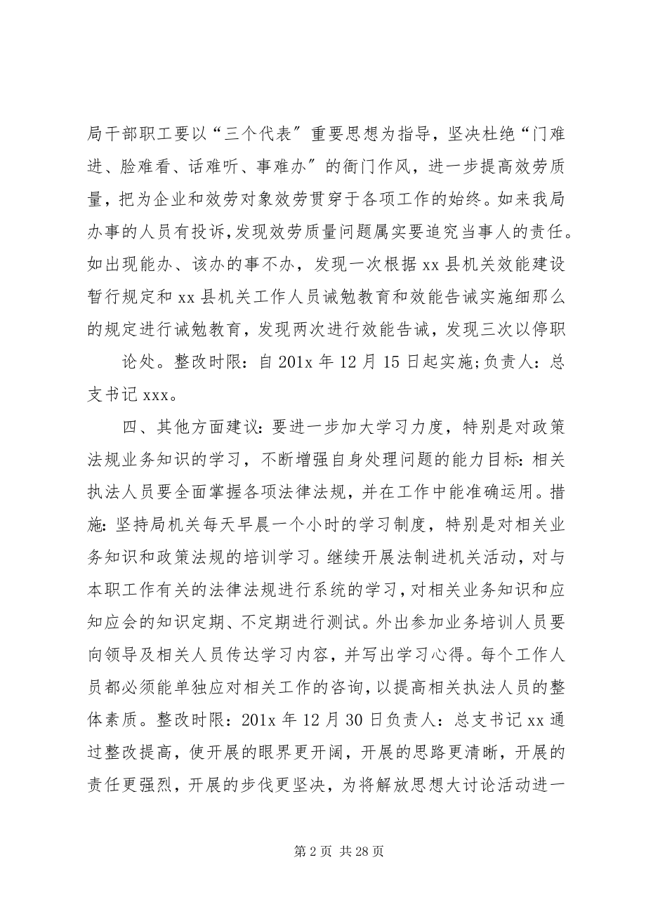 2023年经贸局解放思想大讨论整改方案.docx_第2页