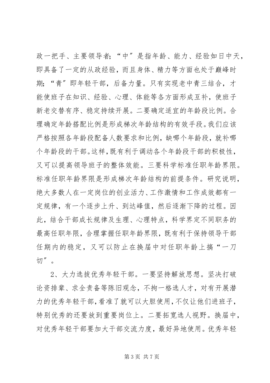 2023年换届中优化县镇领导班子结构的几点思考.docx_第3页