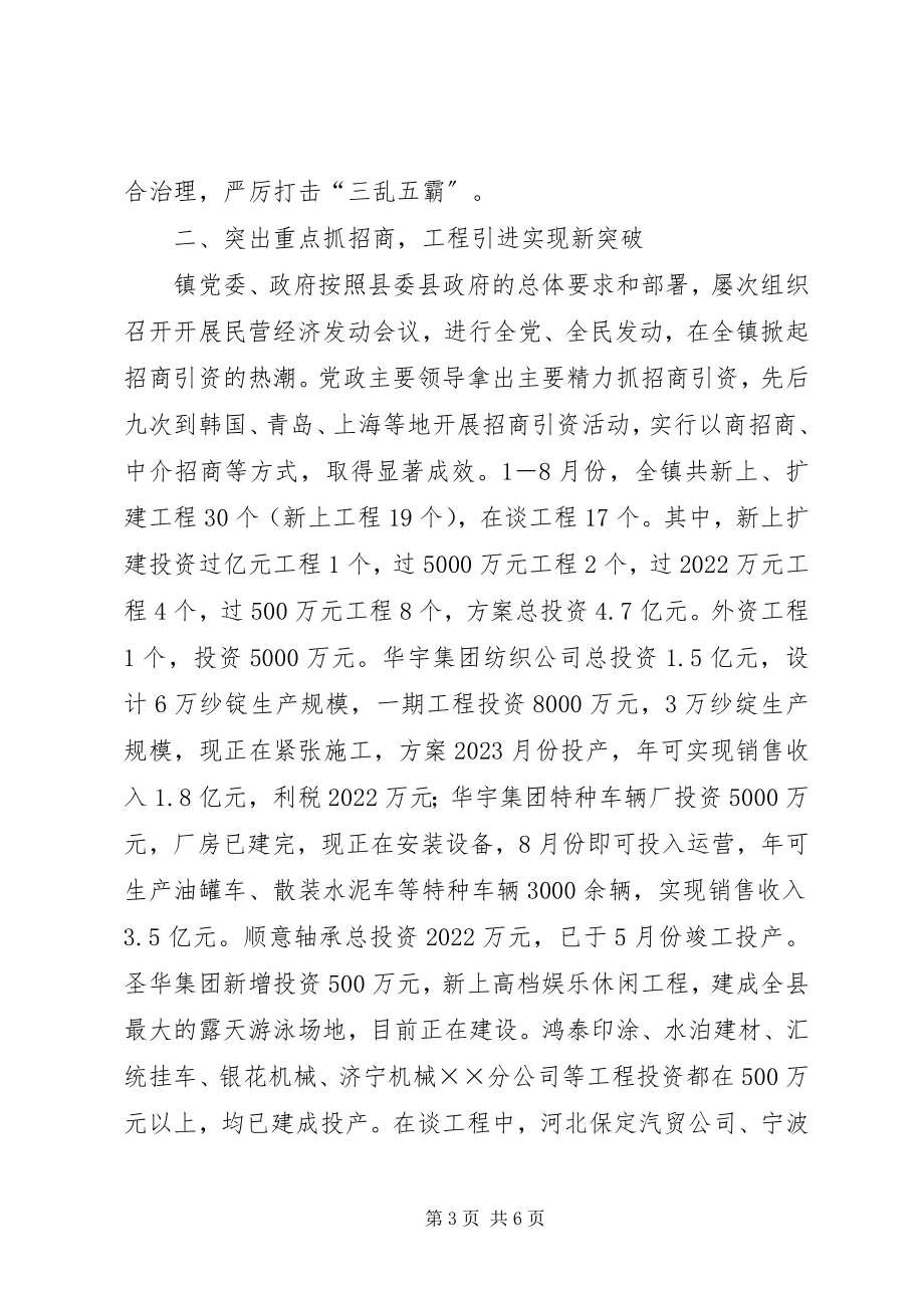 2023年镇民营经济工作汇报.docx_第3页