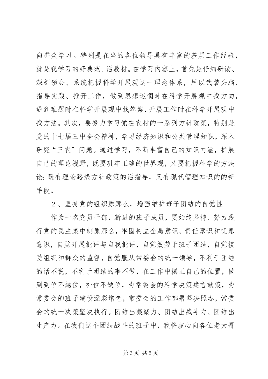 2023年挂职干部民主生活会讲话材料.docx_第3页