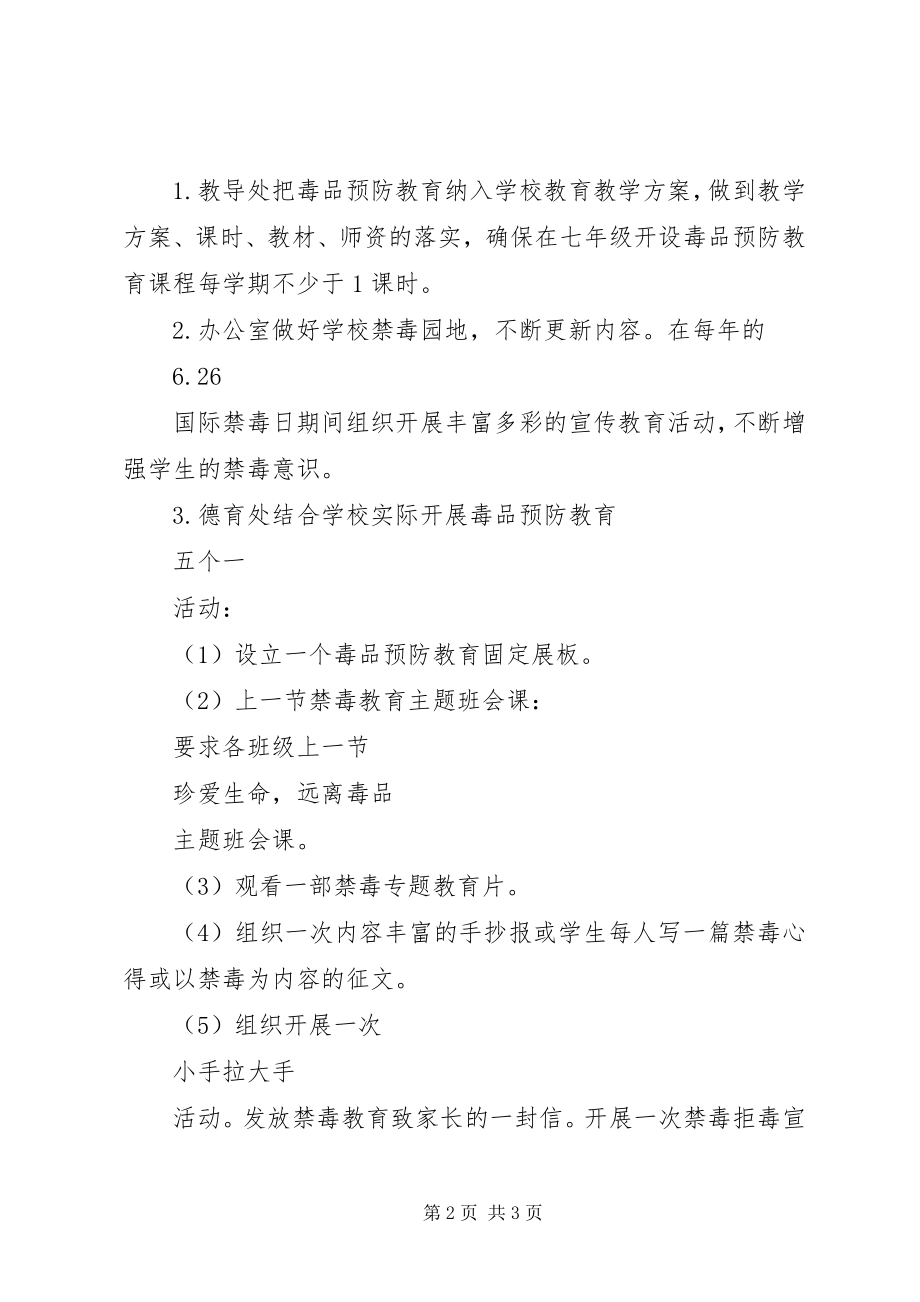 2023年毒品预防教育工作计划.docx_第2页